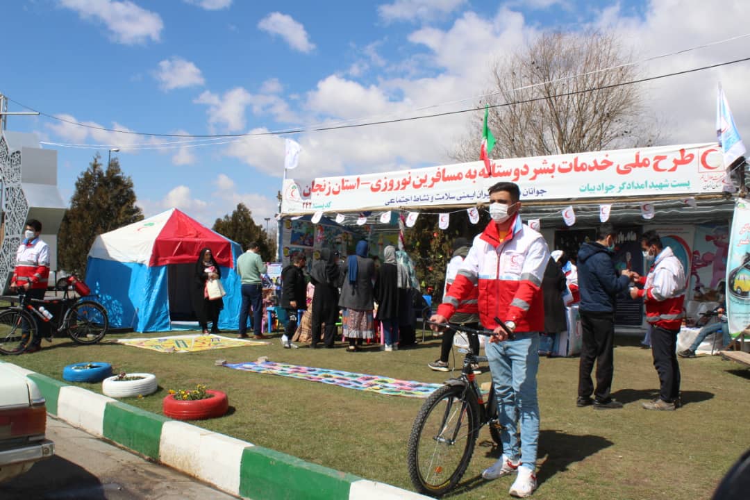 بهره مندی بیش از 11 هزار مسافر نوروزی از خدمات بشردوستانه هلال احمر استان زنجان