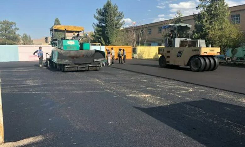 ترمیم و آسفالت 105هزار متر مربع محوطه مدارس زنجان