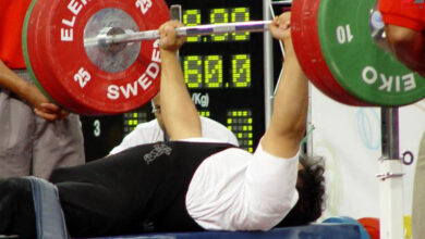 مسابقات پرس سینه با لوازم و‌ بدون لوازم قهرمانی استان زنجان برگزار شد