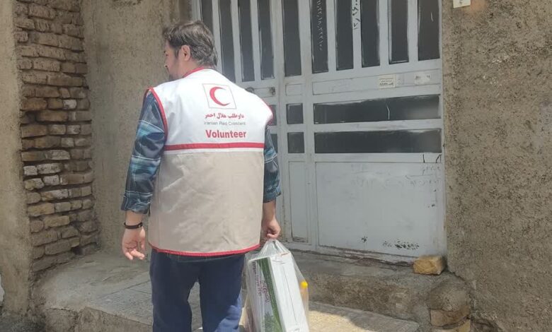 پویش ملی هلال رحمت در خرمدره انجام شد