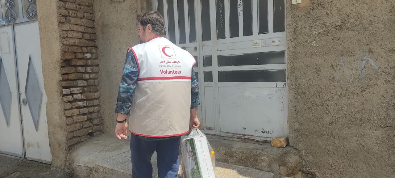 پویش ملی هلال رحمت در خرمدره انجام شد