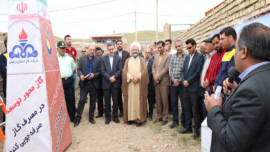 4 طرح گازرسانی در روستای ایجرود زنجان به بهره برداری رسید