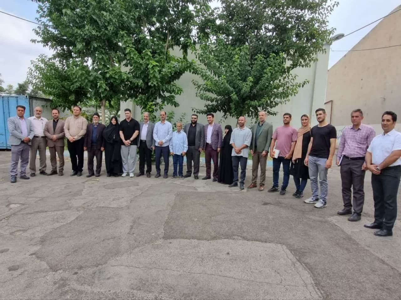 مراسم بدرقه احمد مهری عضو تیم ملی پرورش اندام به مسابقات آسيايى برگزار شد