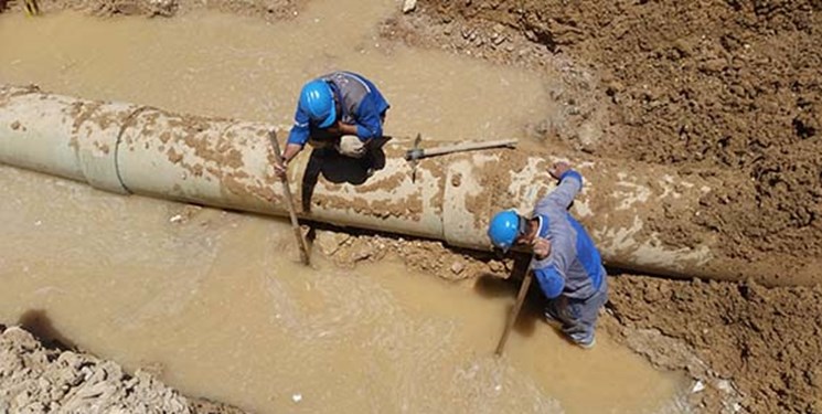 اصلاح 9 کیلومتر شبکه توزیع آب روستای باش قشلاق در شهرستان خدابنده