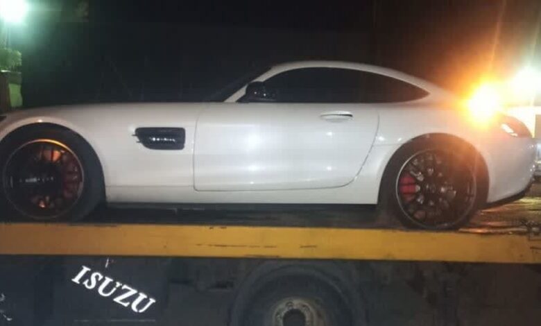 توقیف بنز 250 میلیاردی در زنجان