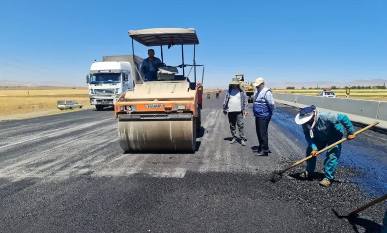 عملیات عمرانی در آزاد راه زنجان_قزوین با شتاب در حال اجرا است