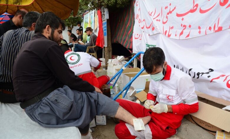 هلال احمر زنجان پویش مرهم زائر ویژه اربعین حسینی را راه اندازی کرد