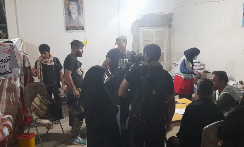 ارائه خدمات درمانی هلال احمر به زائران اربعین حسینی به بیش از 5600 نفر در عراق