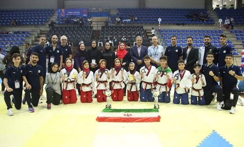 قهرمانی تیم ملی پومسه نونهالان دختر ایران در لبنان