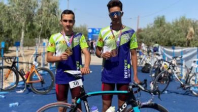 تیم زنجان قهرمان مسابقات دواتلون قهرمانی کشور شد