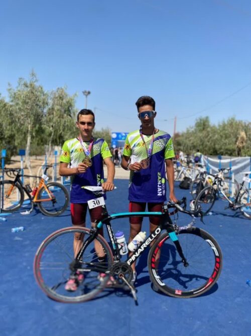 تیم زنجان قهرمان مسابقات دواتلون قهرمانی کشور شد