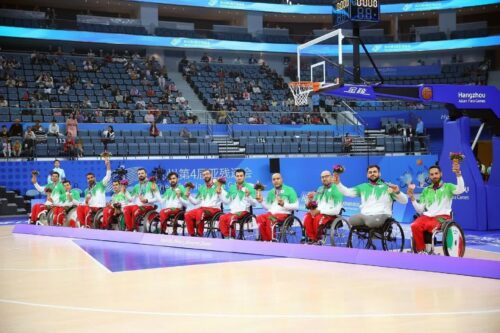 تیم ملی بسکتبال با ویلچر مردان ایران با غلبه بر چین به مدال برنز رسید