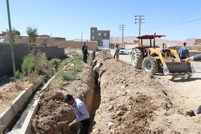 کام شیرین اهالی روستای پرچین با اجرای طرح آبرسانی