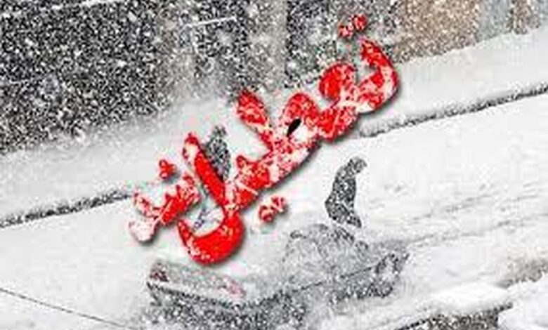 مدارس ابتدایی برخی مناطق زنجان به جز طارم تعطیل شد