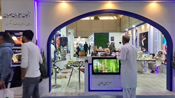 طراحی غرفه زنجان با الگوبرداری از بازار تاریخی زنجان