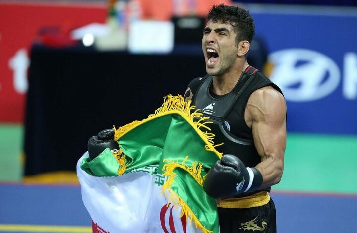 کسب مدال طلای محسن محمدسیفی، ووشوکار زنجانی در مسابقات انتخابی جام جهانی