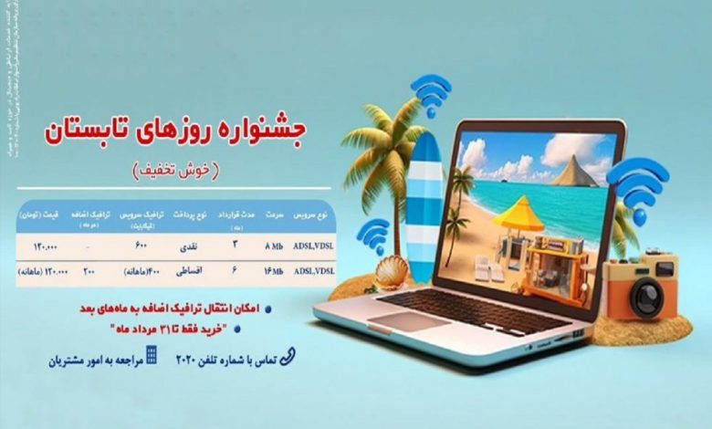 جشنواره اینترنتی روزهای‌ تابستان شرکت‌ مخابرات‌ ایران آغاز شد